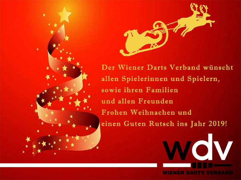 Frohe Weihnachten und einen Guten Rutsch ins Jahr 2019